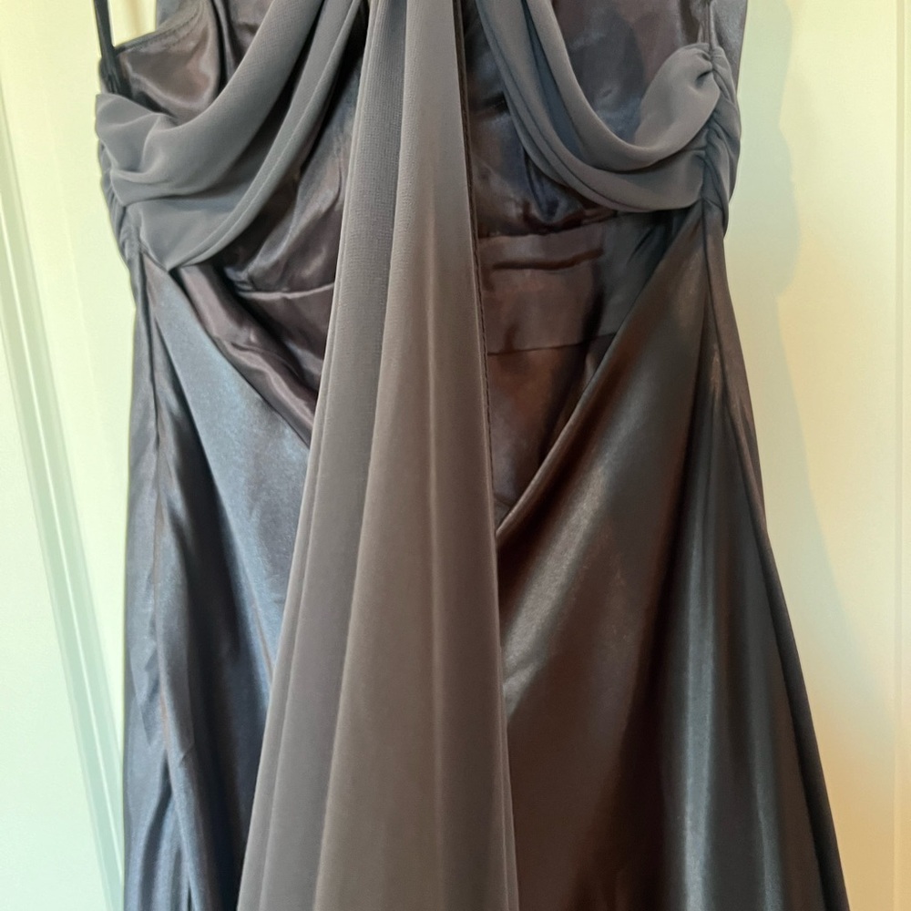 Grey Prom dress